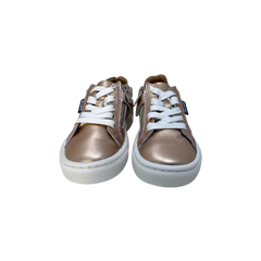 Atlanta Mocassin 103 Children's Rose Gold Leather Sneaker Shoes