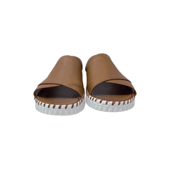 Eric Michael Gloria Ladies Tan Leather Slipper