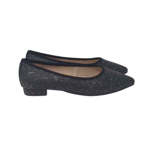 Pretty Posh Paola Ladies Black Shimmer Printed