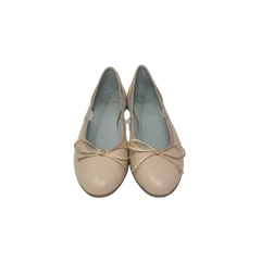 Luccini J130 Girls Nude/Mesh Ballet Flat