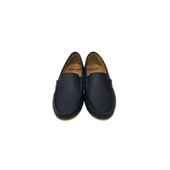 Fascani 52236 Childrens Black Leather Loafer