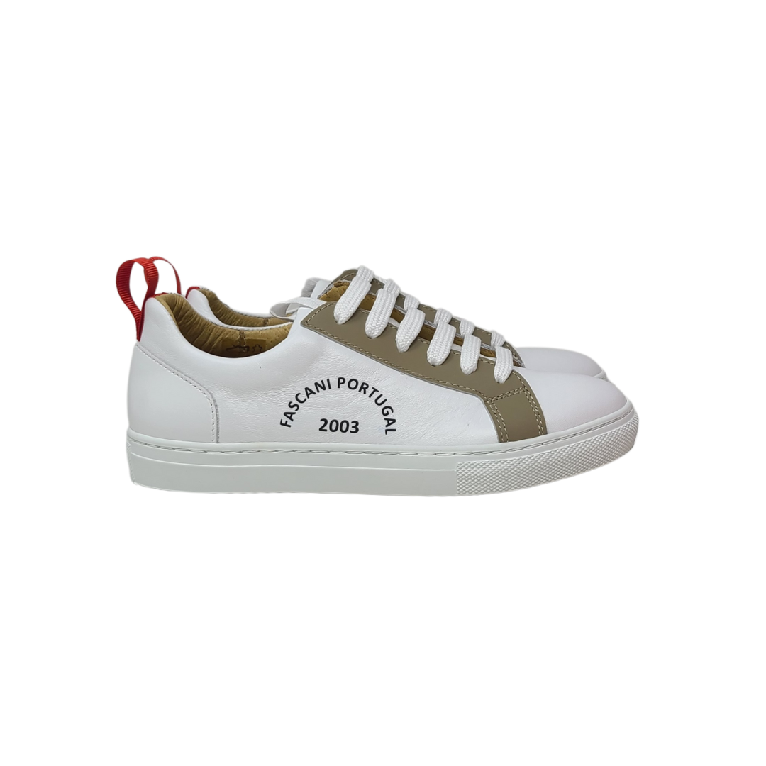 Fascani 52247 Beige-White Sneaker Shoe