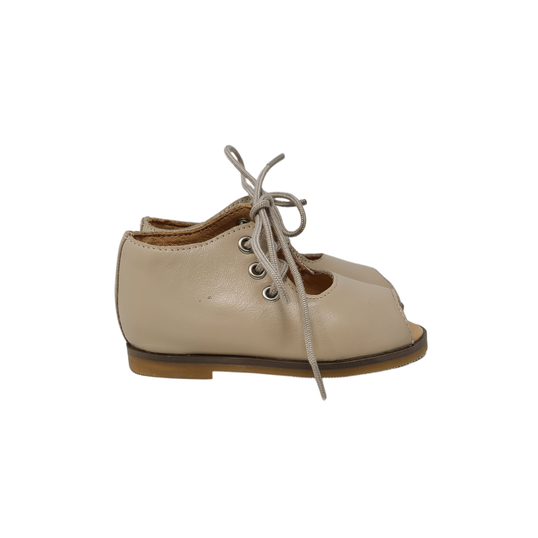 Ralph Migel Aviana Children's Nude Leather Open Toe Shoe