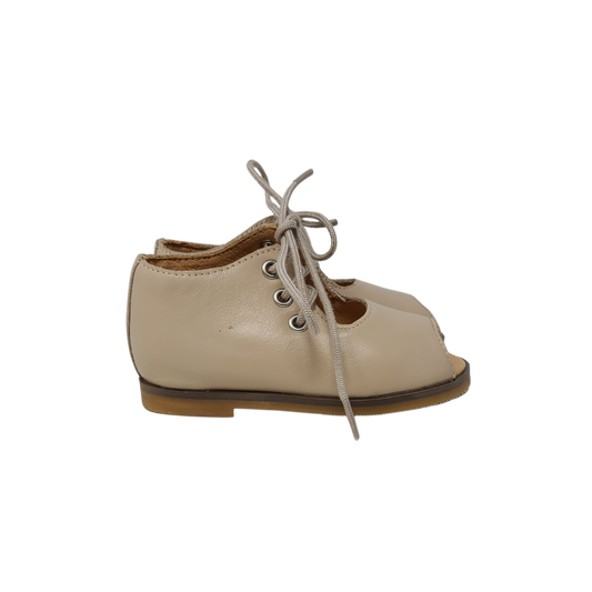 Ralph Migel Aviana Children's Nude Leather Open Toe Shoe