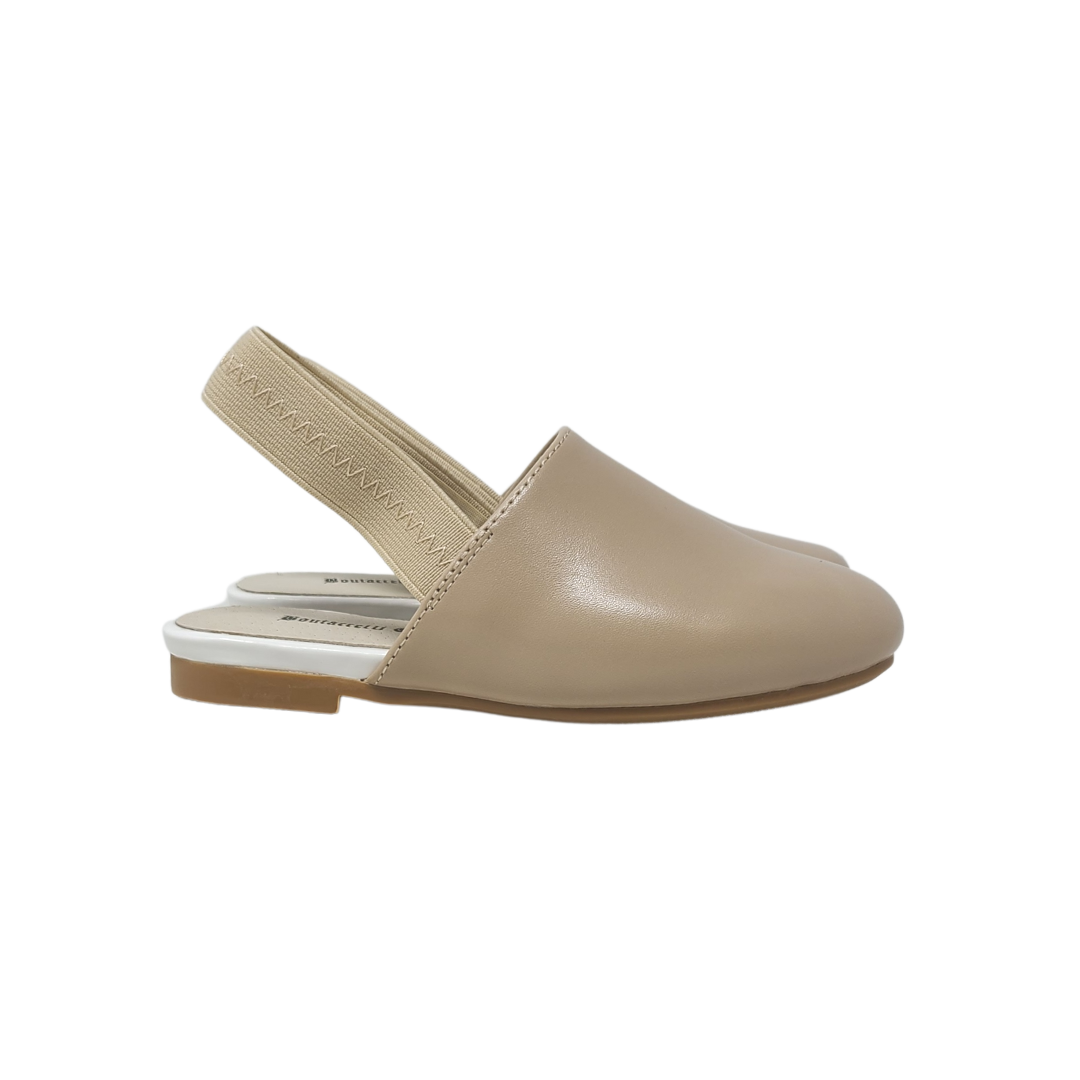 boutaccelli Chevery Nude Leather Sling Back