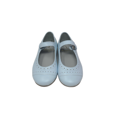 Luccini J142 Children Light Blue Leather Mary Jane