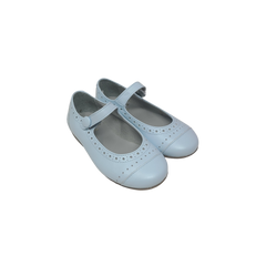 Luccini J142 Children Light Blue Leather Mary Jane