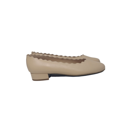 Coquette 3054 Ladies Nude Leather Low Heel