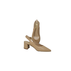 Coquette 2005 Ladies Nude Leather Sling heel