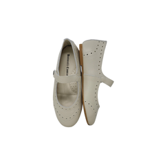 Boutaccelli Shyla Childrens Beige Leather Mary Jane