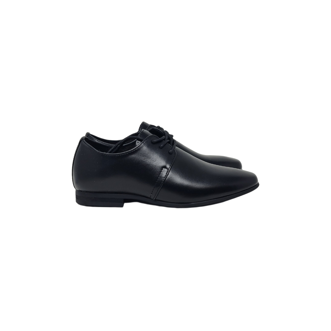 Pardoo 3051 Boys Black Leather Dress Shoe