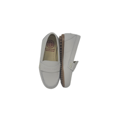 Blublonc Hannah Children's Off White Leather Loafer