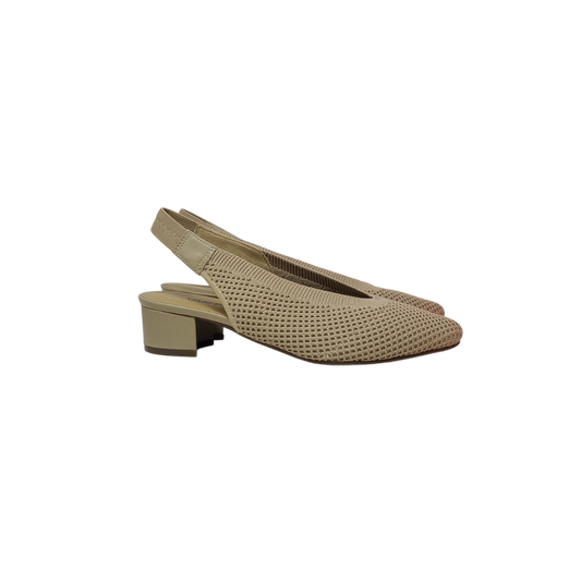 Vaneli Abira Ladies Nude Knit Heel With Sling