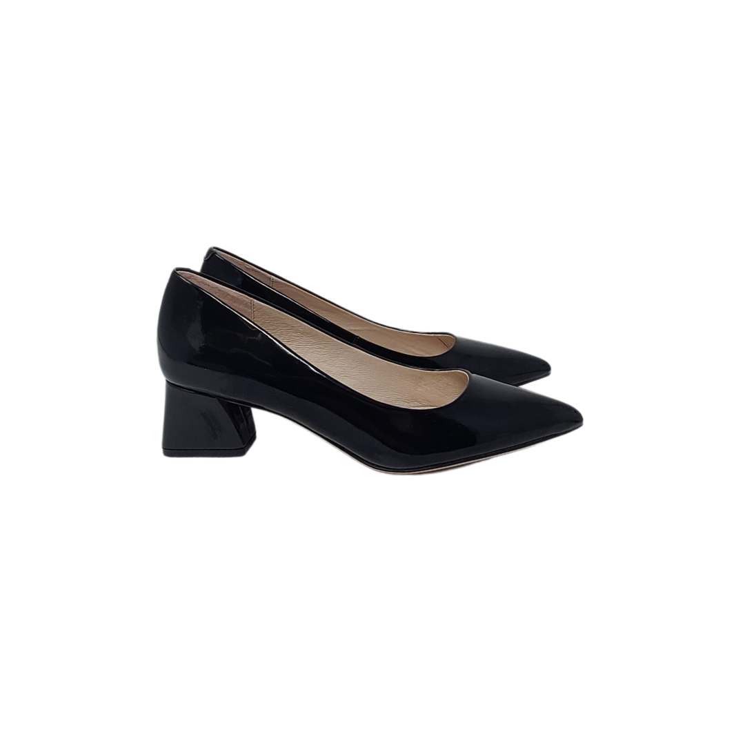 Viviamos Madison Ladies Black Patent Heel