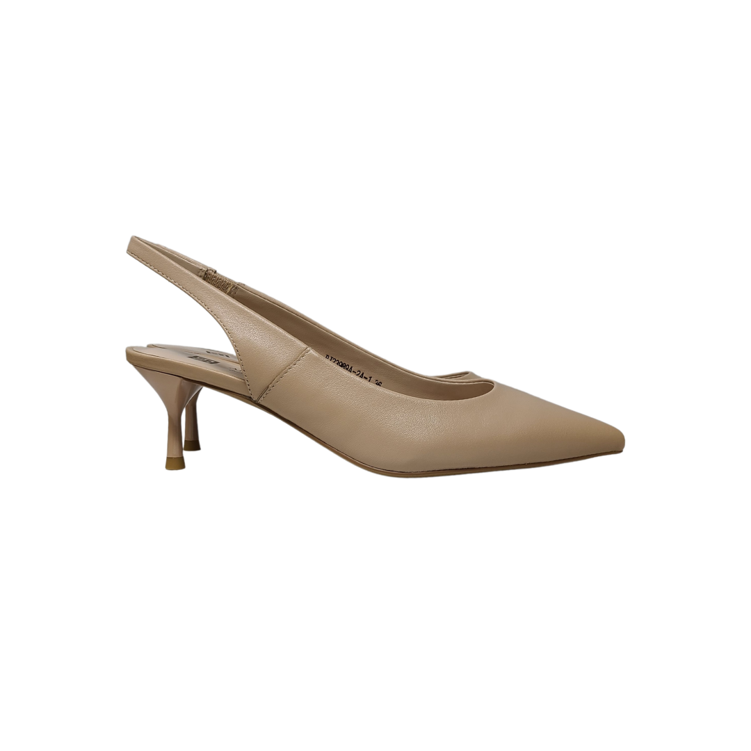 AicBerlluci Laura3 Ladies Nude Sling Heel