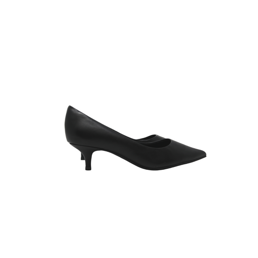 Bottero 328121 Ladies 1.5 inch Black Leather Heel