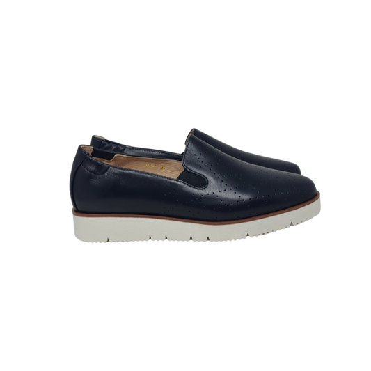 Pretty Posh Fabiana Ladies Black Leather Sneaker