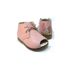 Emel 1433 Children's Light Pink Leather Shoe