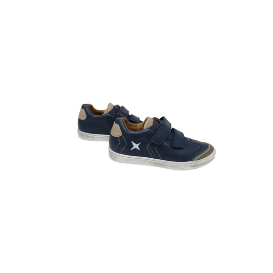 Frodoo G3130190Childrens Navy leather Sneaker Shoes