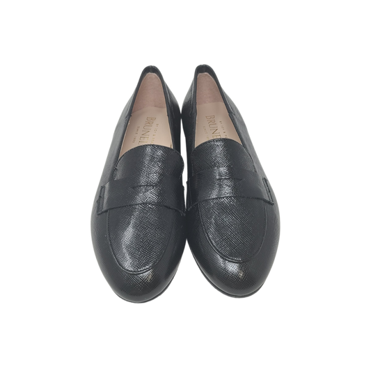 Brunella 520 Ladies Black Print Loafer