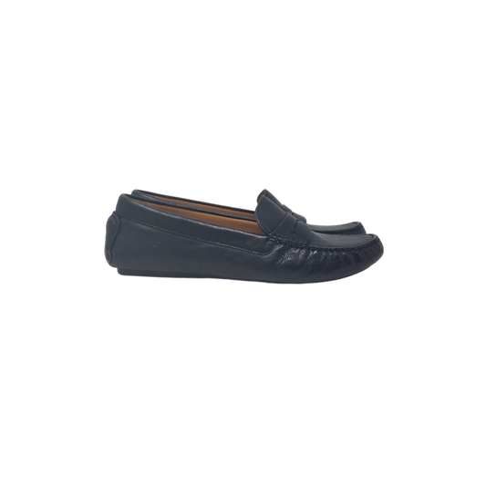 Johnston&Murphy Maggie Black Leather Penny Loafer