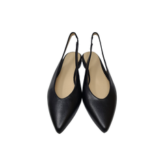 Menina 0008 Ladies Black Leather Slingback