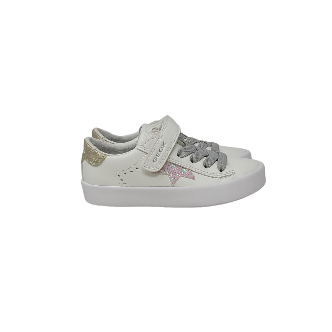 Goex Kilwi Childrens White Leather Sneaker