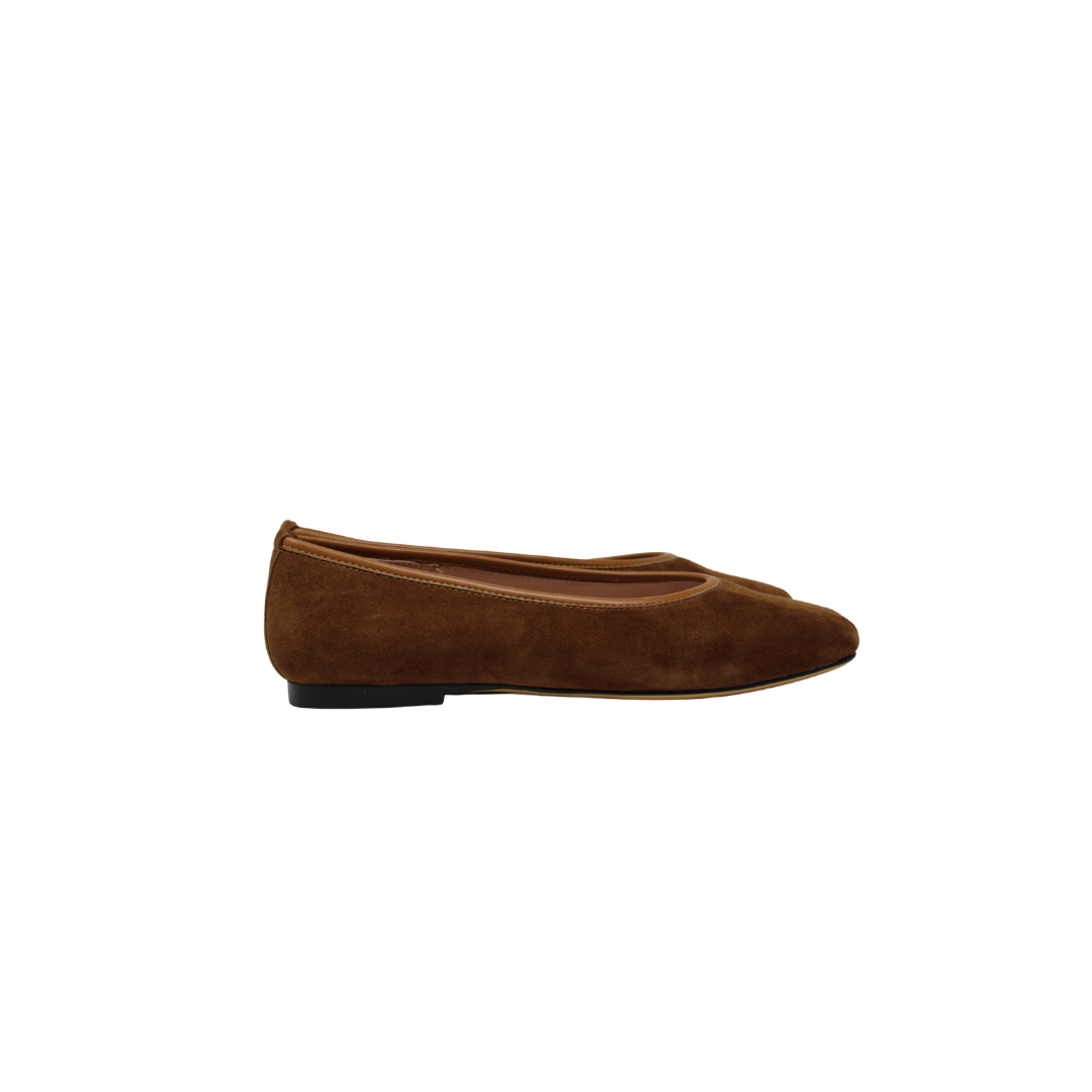 Viviamos Ziggy Ladies Camel Suede Shoe