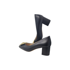 Viviamos Brilla Ladies Black Leather Heel