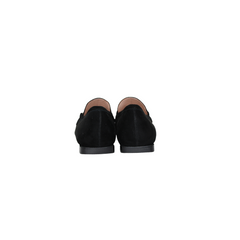 Viviamos Azalea Ladies Black Suede Loafer