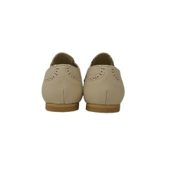 Jolee Belva Boys Beige Leather Loafer