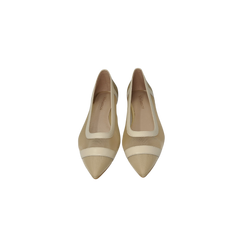 Viviamos Fav Ladies Nude Mesh Point Flats