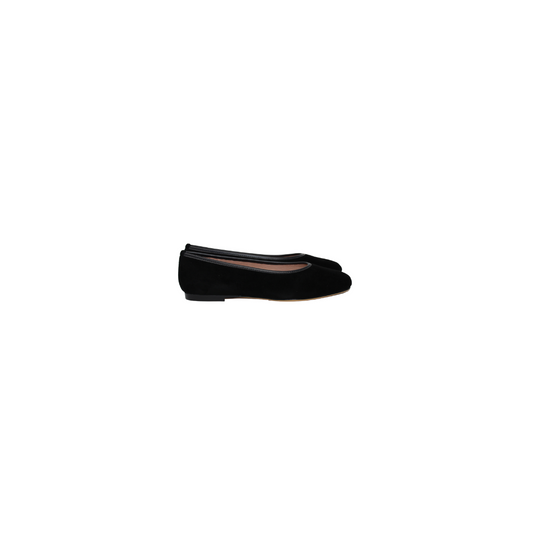 Viviamos Ziggy Ladies Black Suede Shoe