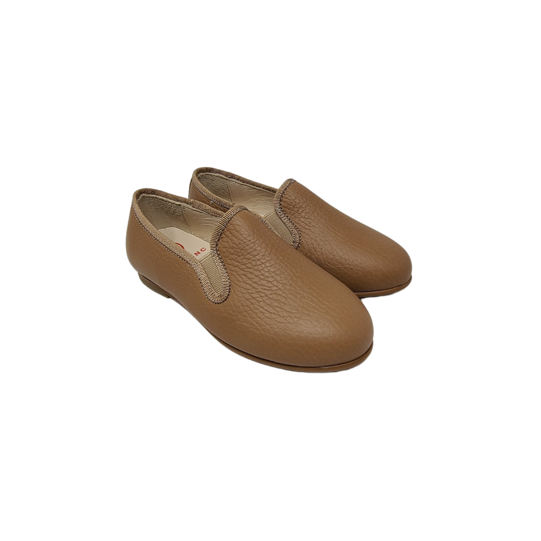 Blublonc Lucas Kids tan loafers