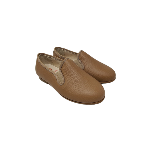 Blublonc Lucas Kids tan loafers