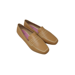Esporre Lakey Ladies Nude Leather Loafer