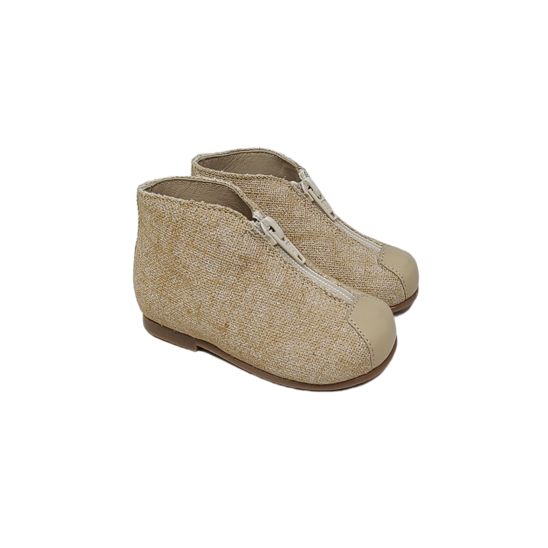 Blublonc Ben- Spring Kids beige embroidered shoe