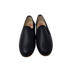 Blublonc Lucas Kids black leather loafer