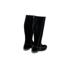 Melyann Ree Black Velvet Boot