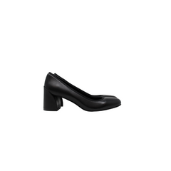 Van Eli Camila Ladies Black Leather 2 inch box Heel